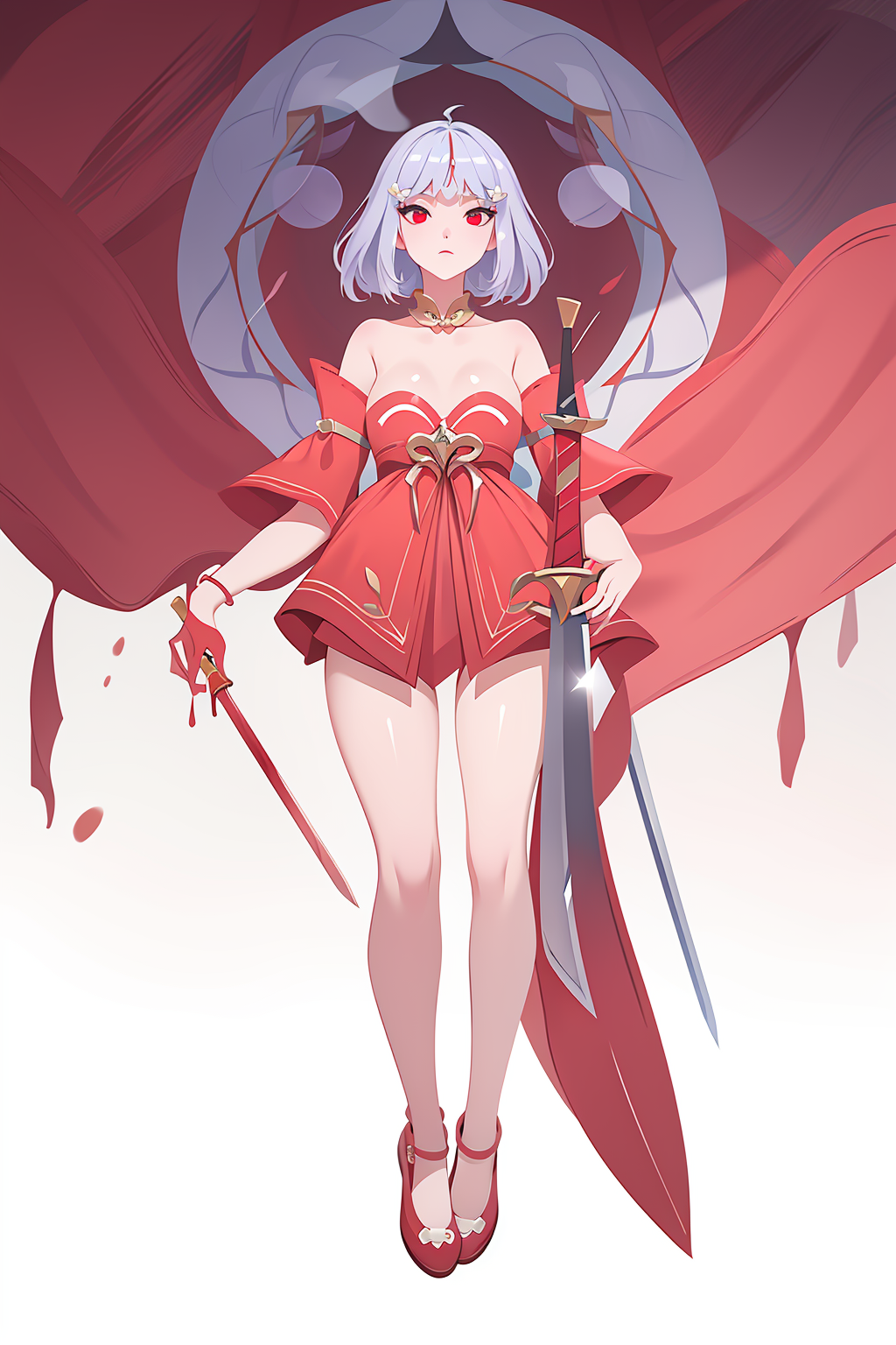 00022-782223602-_lora_Taiyinyutu_1_,taiyinyutu,(white hair), red long hair, red eyes, (full body), (((with sword))), angry face, (beautiful deta.png